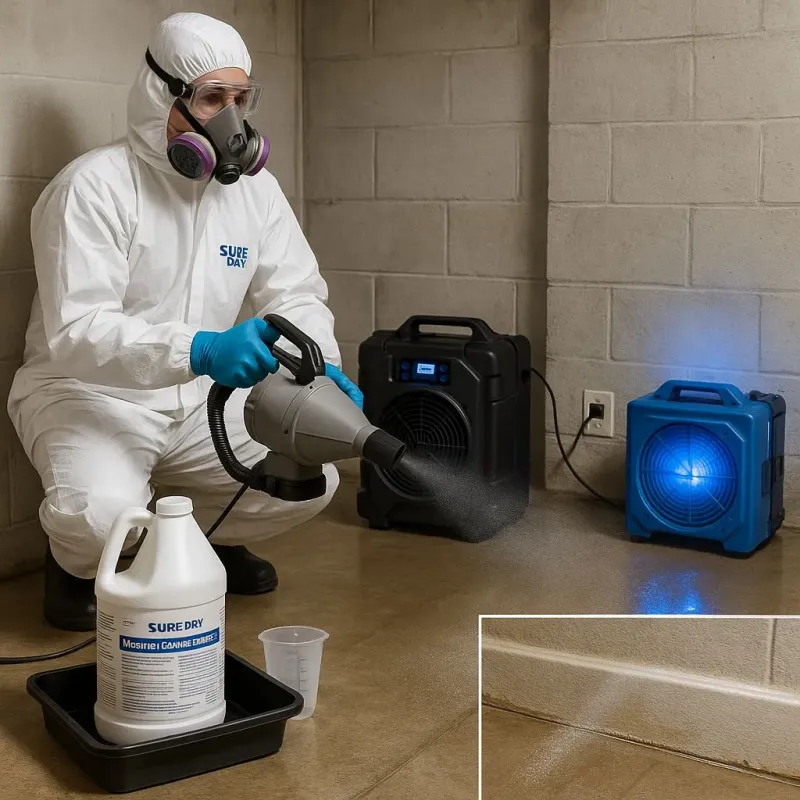 Sanitization and Odor Removal process in Lansing, MI