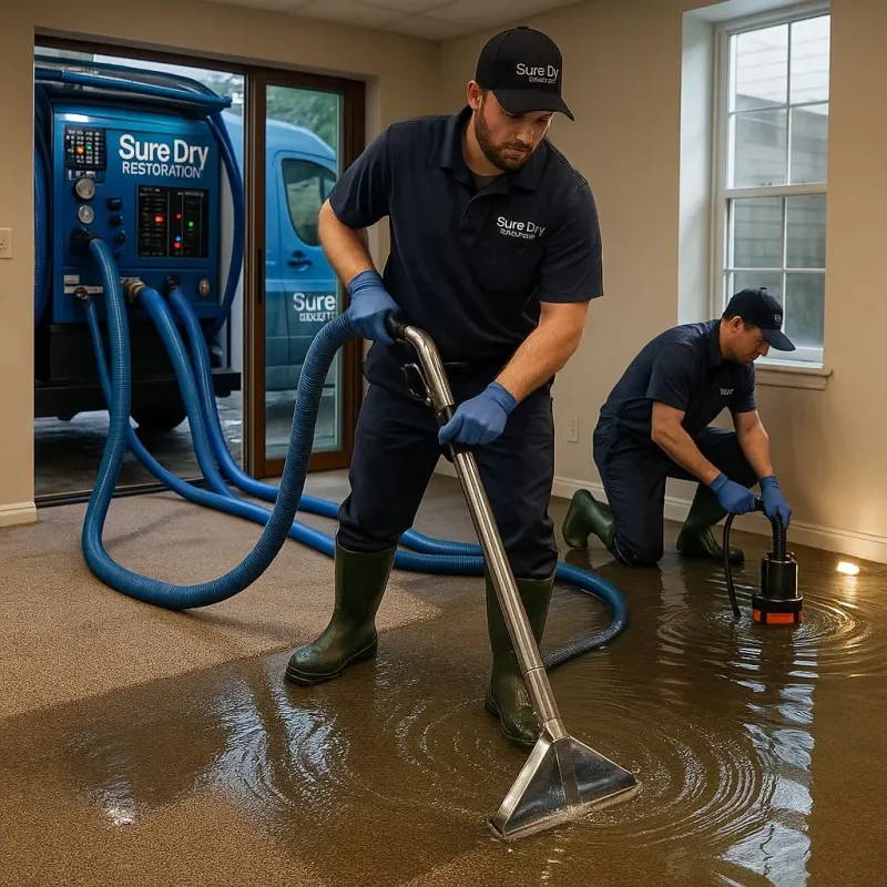 Water Extraction and Removal process in Lansing, MI